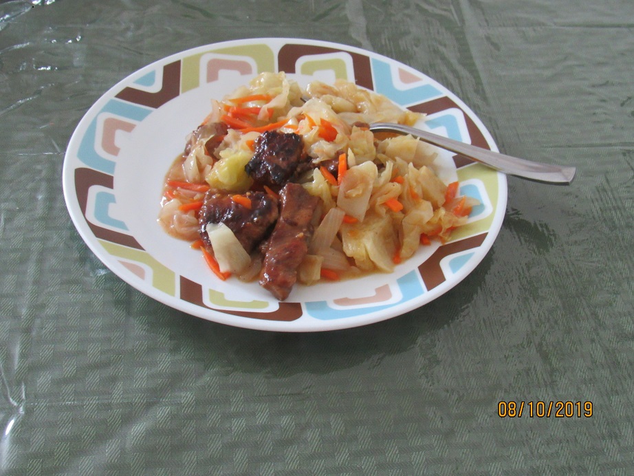 Pork loin and cabbage stir fry.JPG